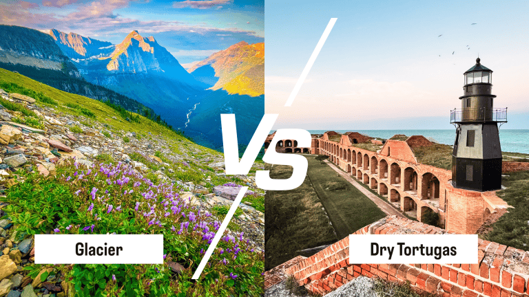 National Park Brack - Glacier vs. Dry Tortugas