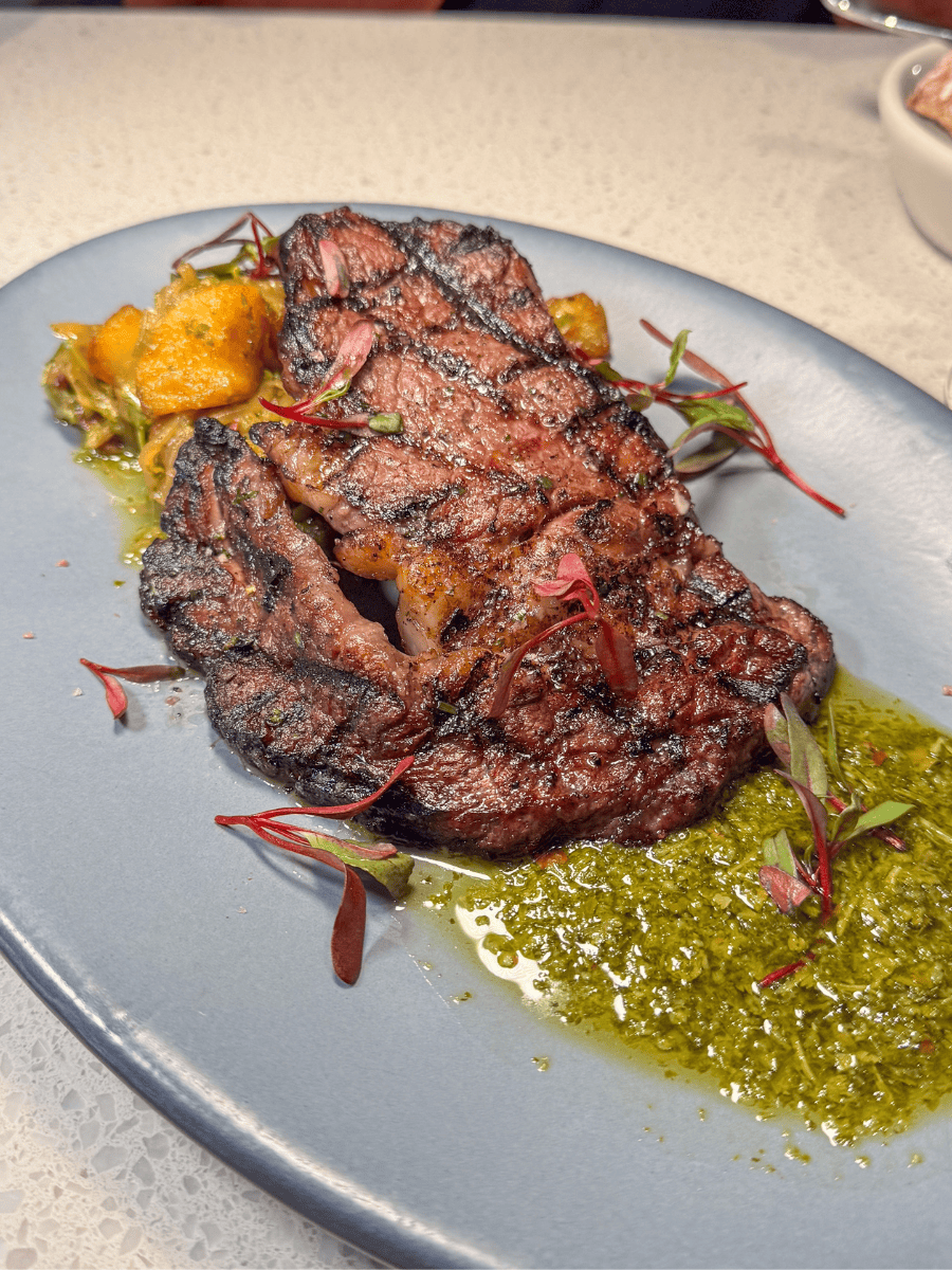 Flatiron Wagyu Steak (8oz) at Vinca on Pearl Street, Boulder, Colorado
