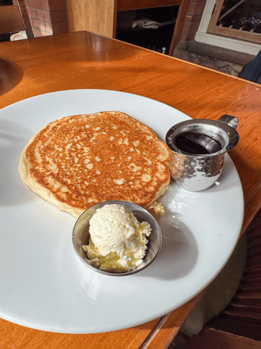 Buttermilk Pancakes at Classic Breakfast at Spruce Farm & Fish