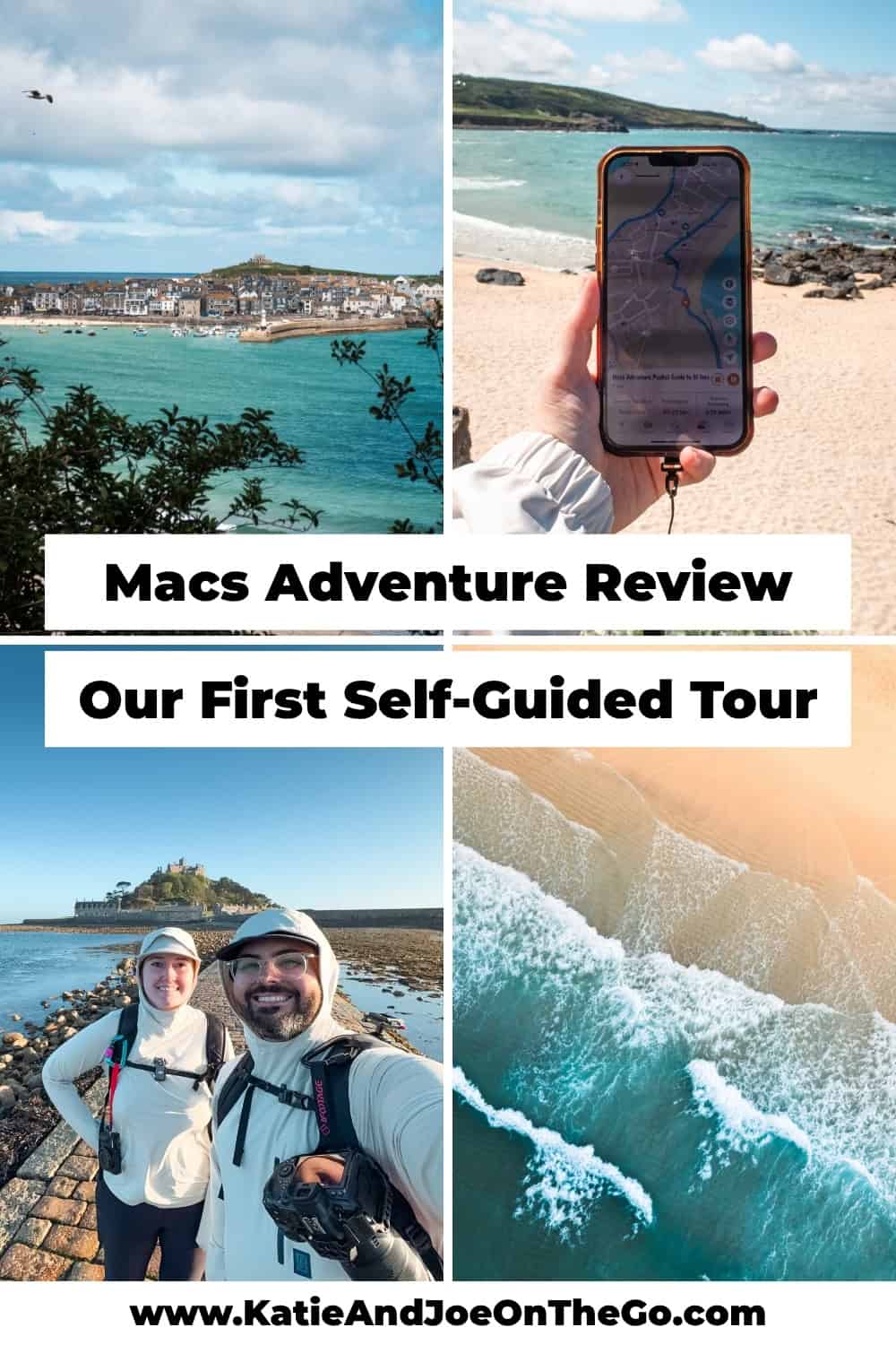 Pinterest pin for a Macs Adventure review of a self-guided walking tour through England