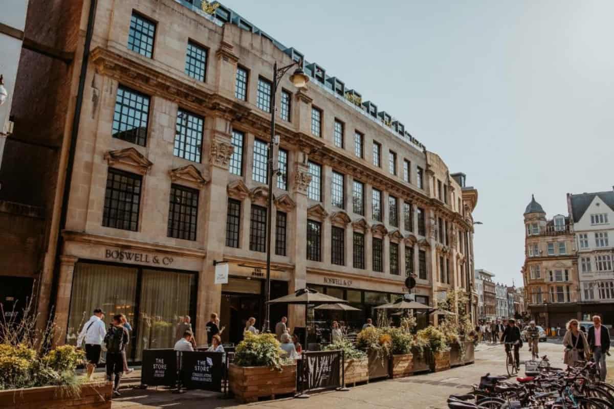 Exterior of The Store luxury hotel Oxford England