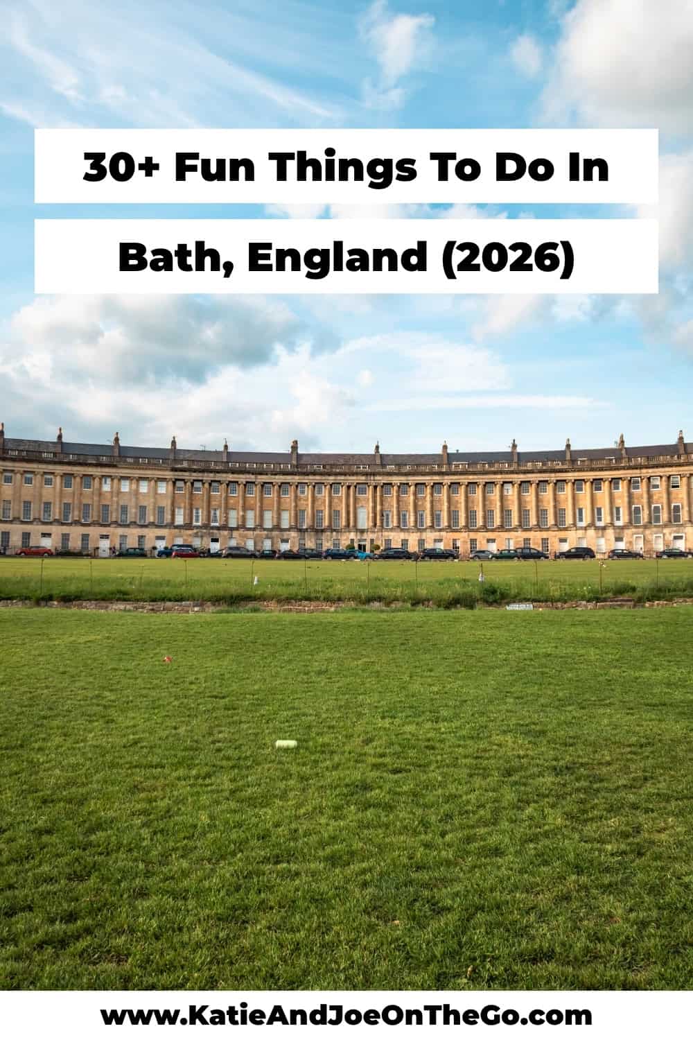 Pinterest pin for 31+ fun things to do in Bath, England in 2026