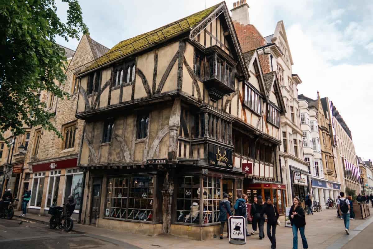 Laird Hatters hat shop on Broad Street Oxford England